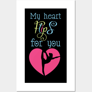 Contortionist T-Shirt Cute Valentines Day Gymnast Yoga Gift Posters and Art